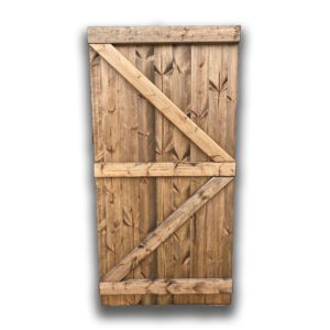 1.8m x 750mm Wooden Gate Ledged & Braced T&G With Furniture